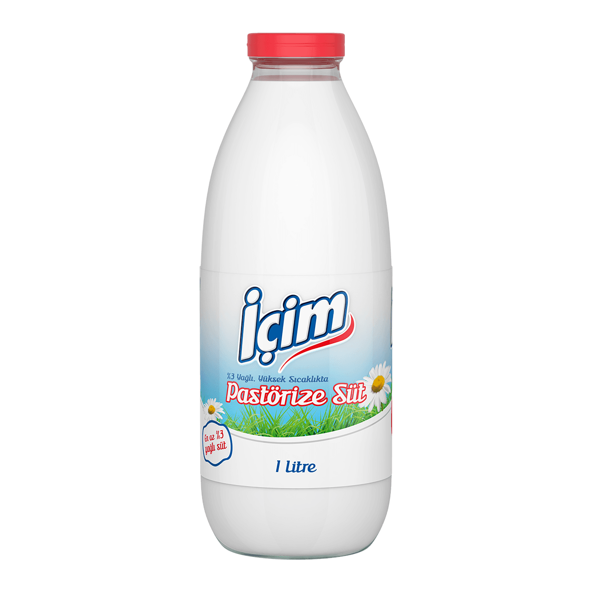 İçim 3% Fat Glass Bottle Pasteurized Milk 1 L