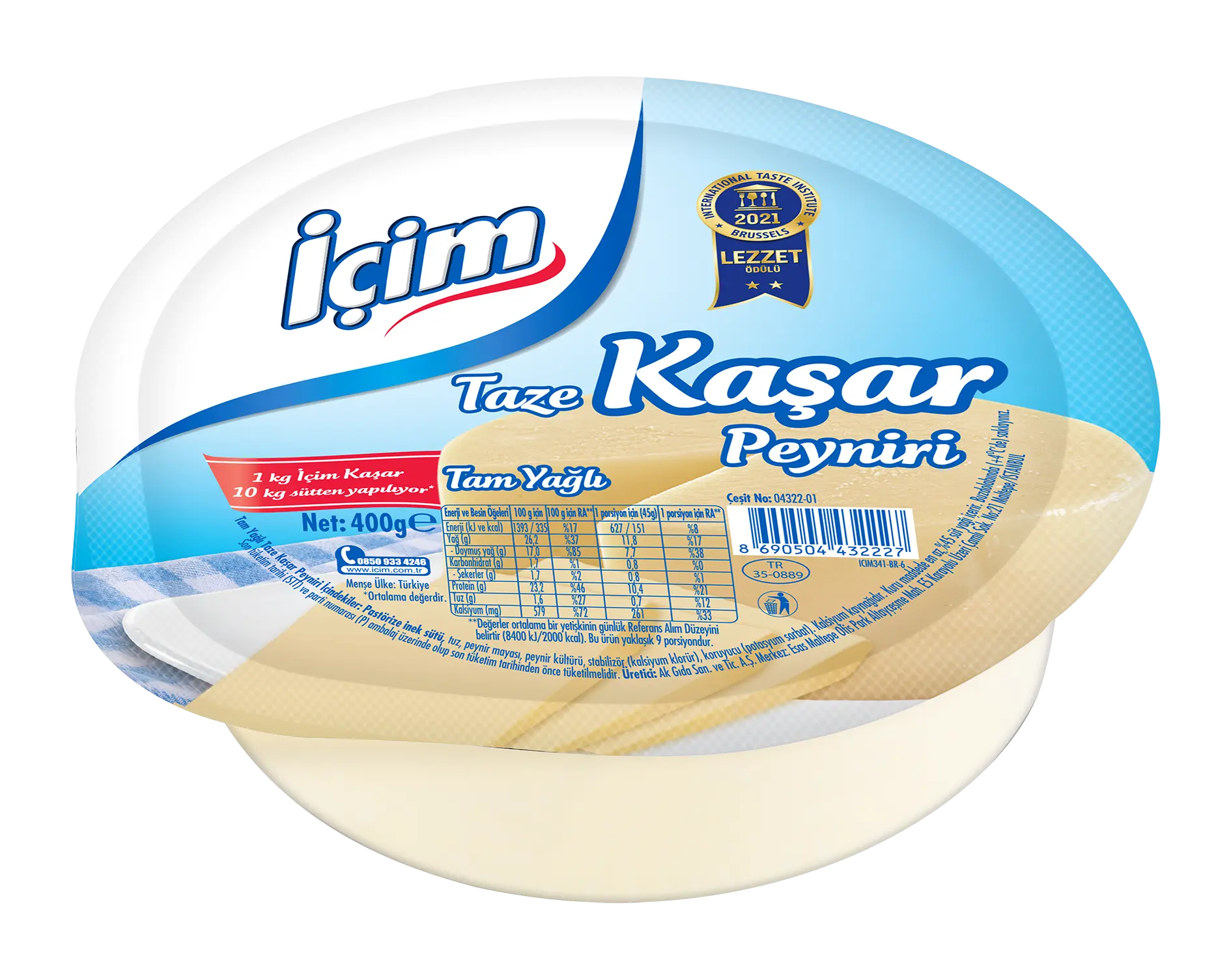 İcim Kashar Cheese