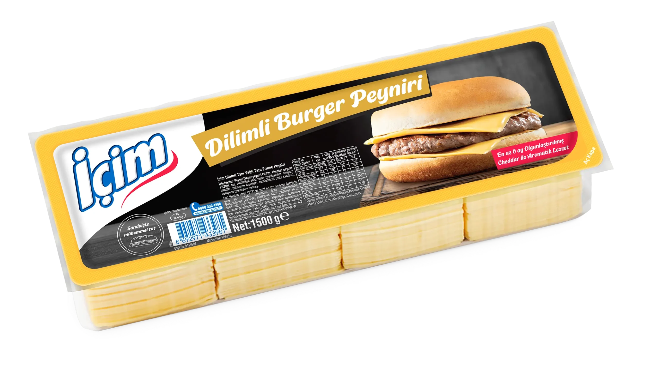 İçim Sliced Burger Cheese