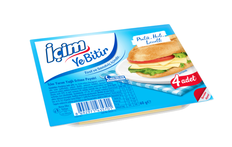İçim Yarım Yağlı Eritme Peyniri